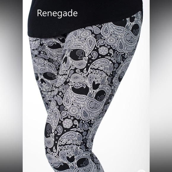 RARE Renegade ONE SIZE Sweetlegs Leggings - Picture 3 of 3